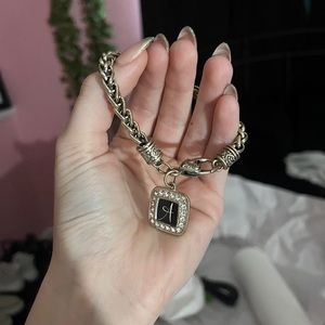 pandora like, “A” bracelet